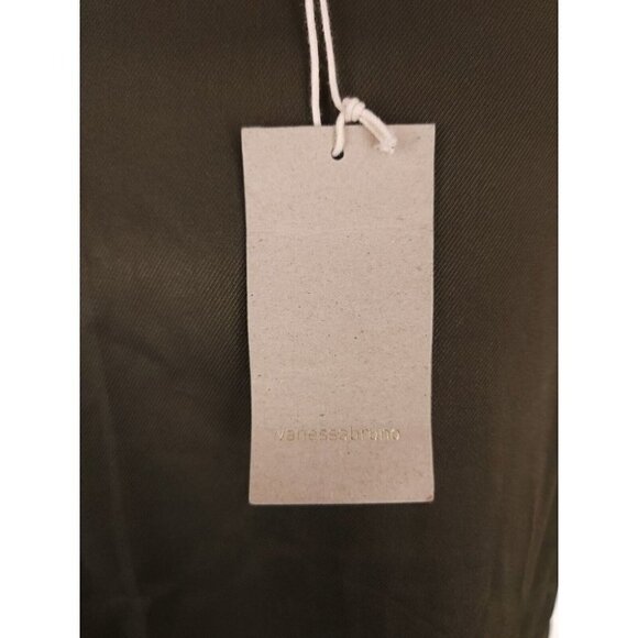 Vanessa Bruno Velvet Mid-length Skirt Mousse Brown NWT Size FR34 US2 UK4 XS - Picture 6 of 9